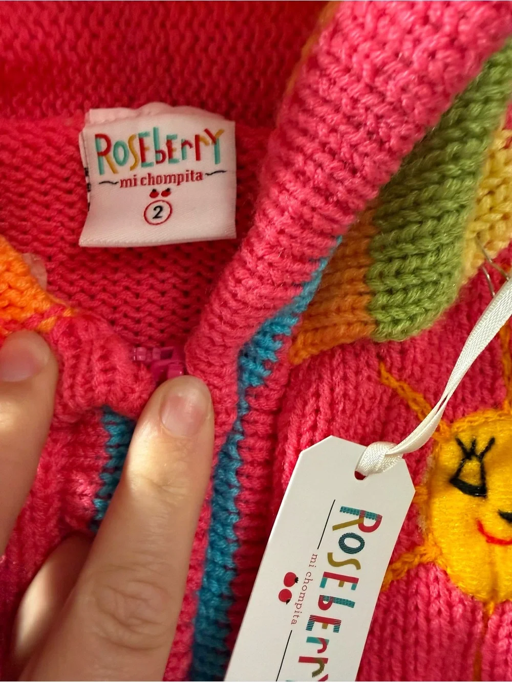 Roseberry brand Peruvian-style children's knitted  size 2